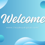 Blue And White Gradient Welcome Landscape Banner